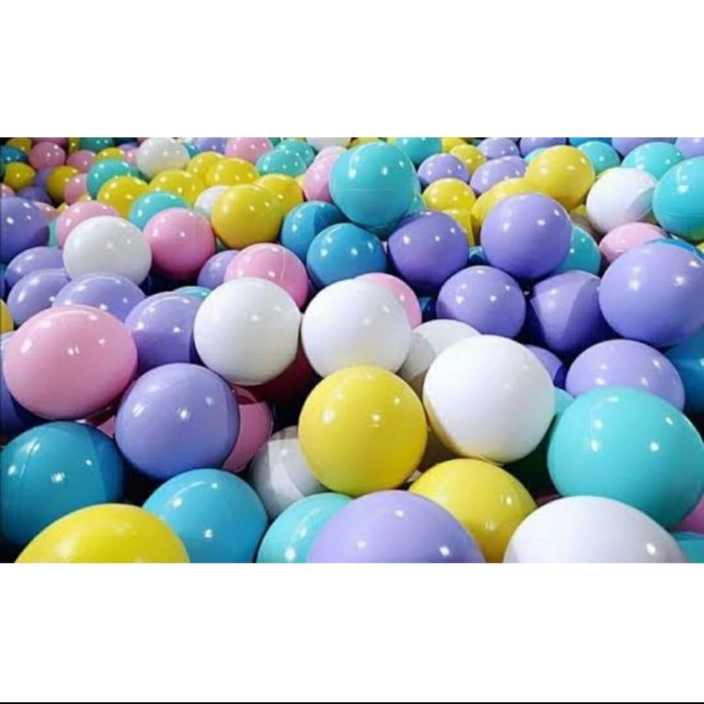 Bola Mandi Bola warna soft pastel