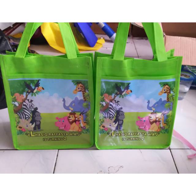 

Tas promosi perusahaan / Tas Ulang Tahun Anak Praktis Bebas Pilih Desain