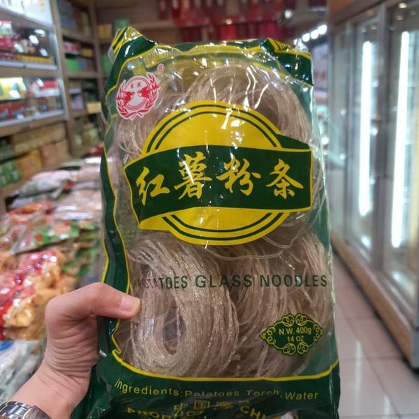 Potato Glass Noodle / Bihun Kentang Jade Green Vermicelli 400gr