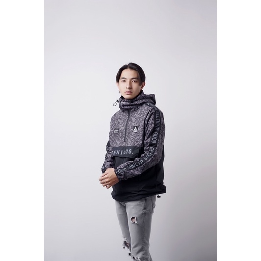 TERLARIS Jaket Genious Jaket Cougle New Fullprint Jaket Parasut Pria Jaket Outdoor