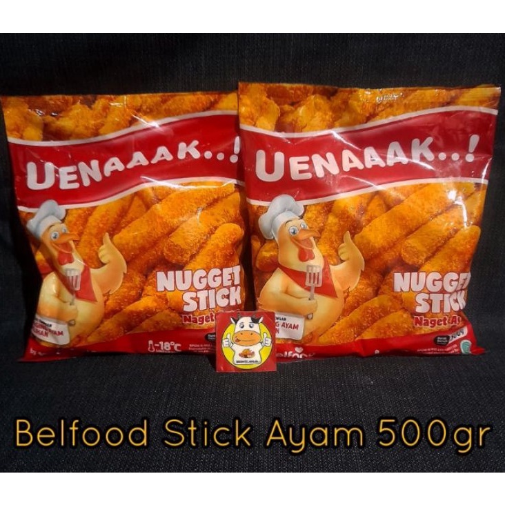 

FROZEN FOOD BELFOODS CHICKEN NUGGET STICK UENAAAK 500GR - DISASS JOGJA