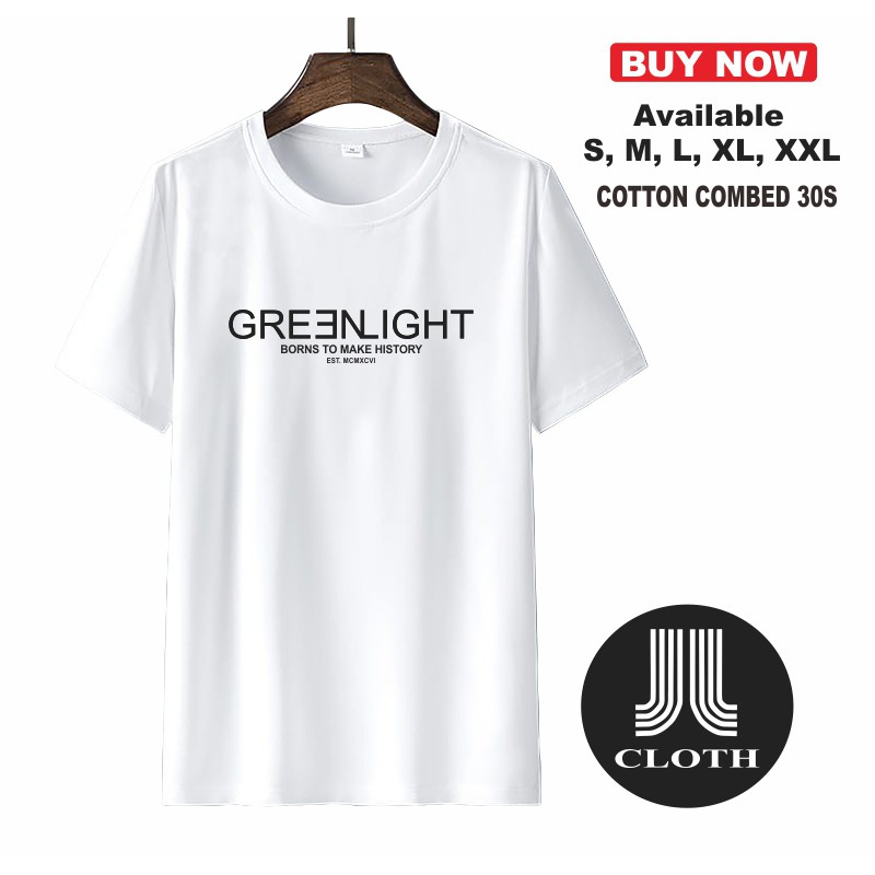 Tshirt Baju Kaos Distro Greenlight Borns / Kaos Distro Pria Wanita