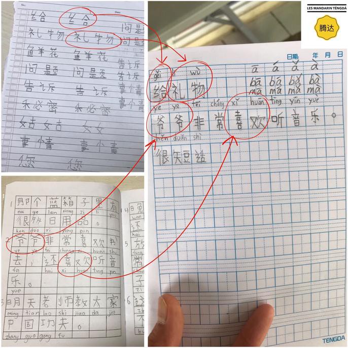  AFX876 Buku Tulis Mandarin  Jepang Kotak  Hanzi Pinyin 