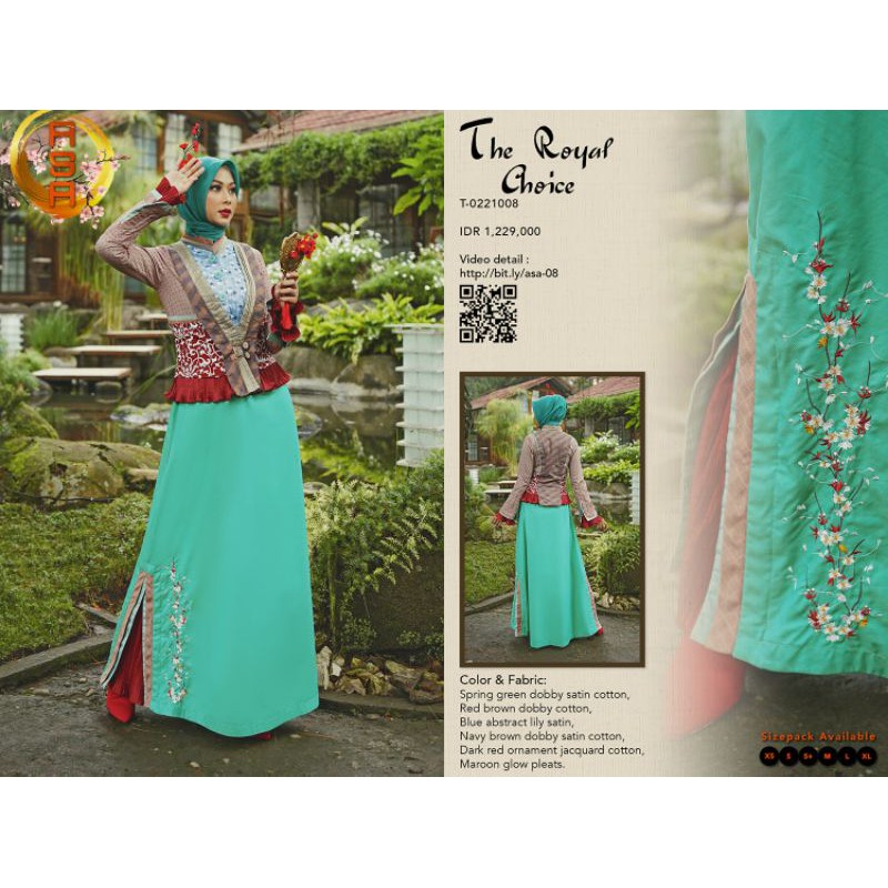 TUNEECA T-0221008 TUNEECA ASA DISKON SALE PROMO GAMIS LONG DRESS