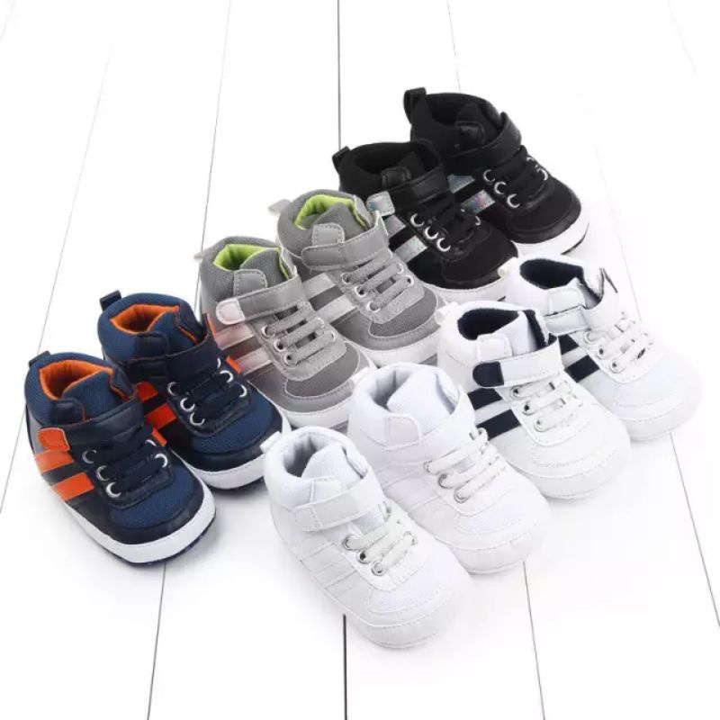 Sepatu Bayi Laki Laki - Sepatu Sneaker Prewalker Baby Boy S1215