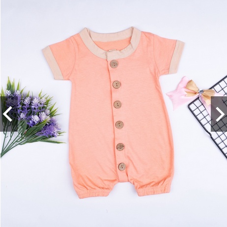 Jumper Lullaby Bayi 0-2 Tahun | Playsuit Button Romper Baju Anak Bayi