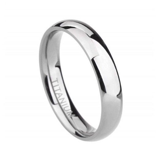 cincin titanium motif ring polos cocok untuk semua umur