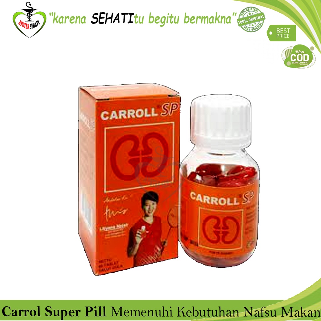 Original Carrol Super Pills Botol 60 Kapsul Meredakan Nyeri Sendi