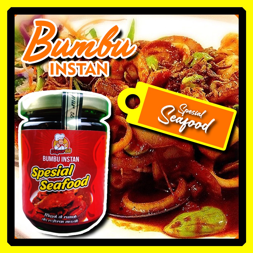 

TERLARIS - Bumbu Instan Sambal Seafood - Kerang Udang Dll