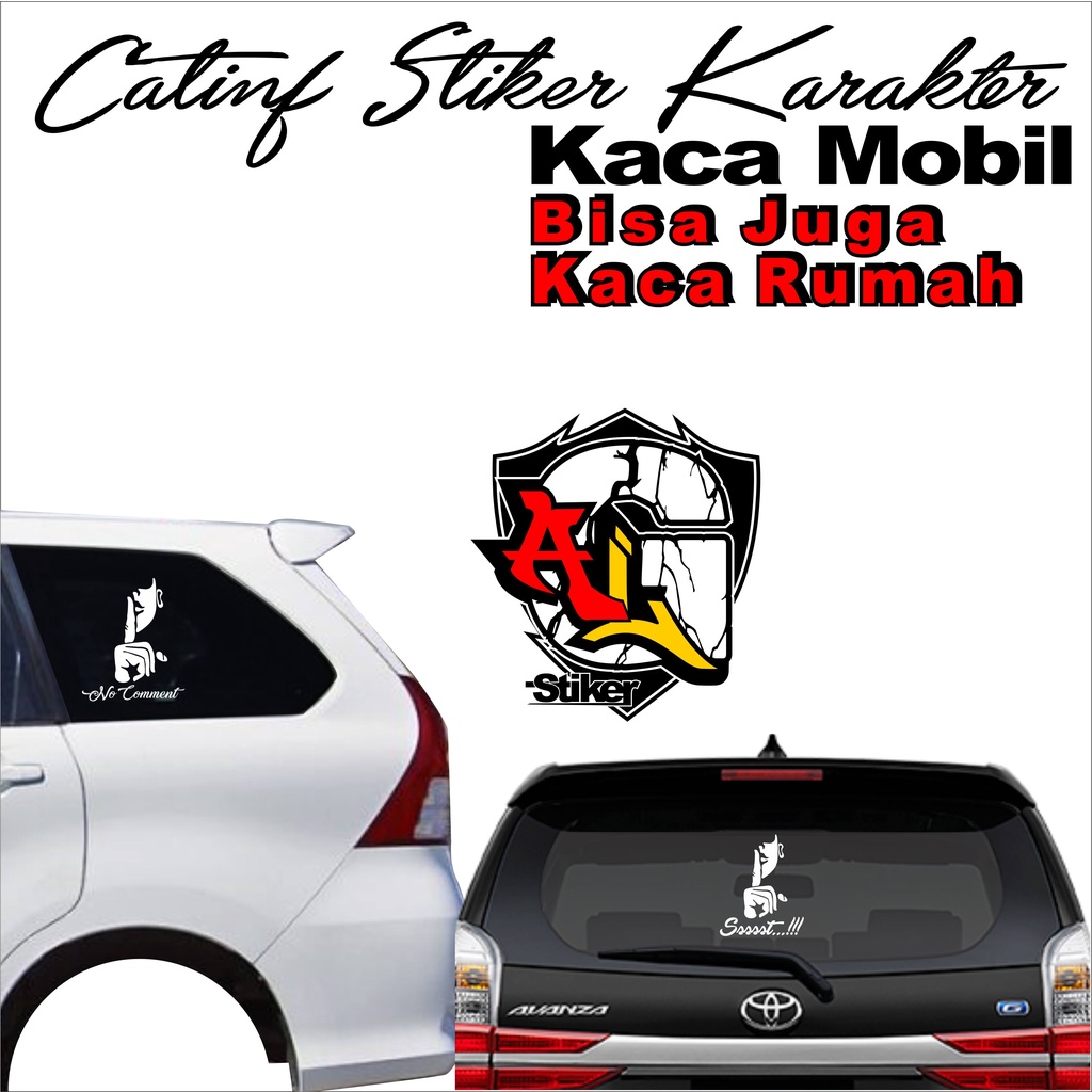 STICKER CUTTING/SC.037/STIKER KACA MOBIL/STIKER KACA PINTU/STIKER KARAKTER / STIKER CUSTOM/STIKER CA
