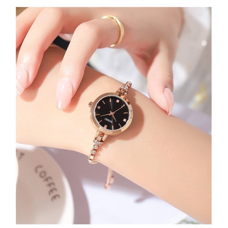 Jam Tangn Wanita SKMEI 1854 Original Jam Tangan Wanita Skmei 1854 Fashion Analog Rantai Tahan Air