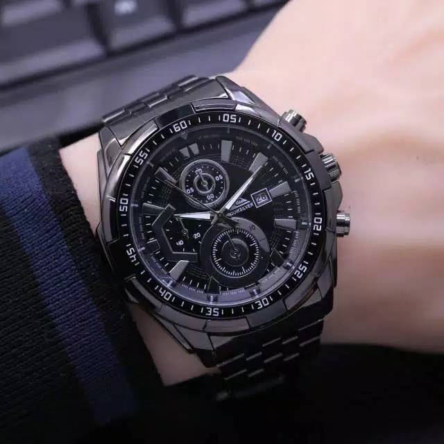 Jam Tangan Pria QUIK SILVER Sport Tali Rantai Steel  QS0004 QS - Quiksilver