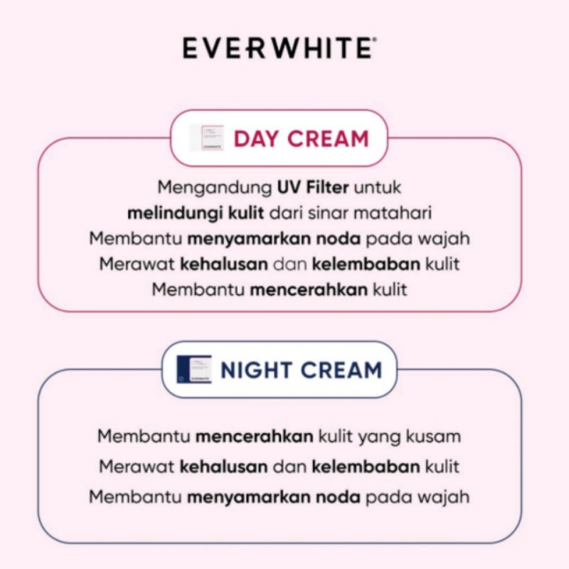 Everwhite Brightening Series Be Bright Face