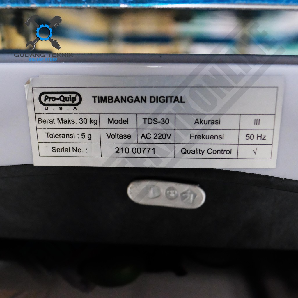 Timbangan Duduk Digital Proquip 30Kg / Timbangan Duduk 30Kg Proquip 30Kg