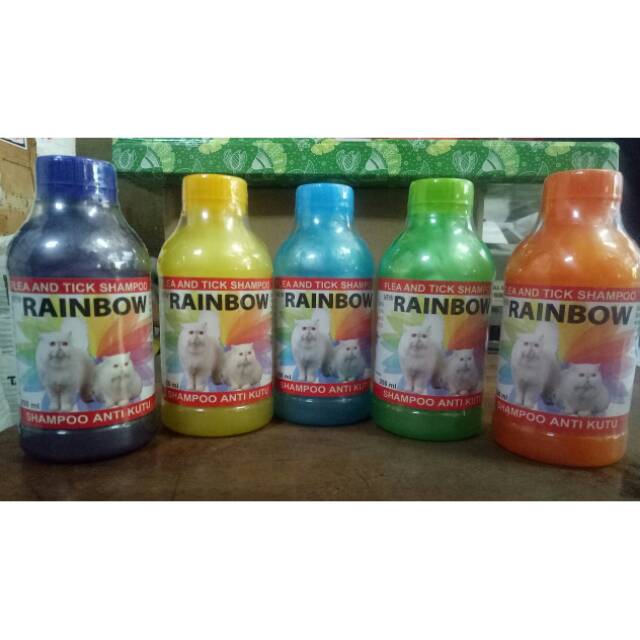 Shampo anti kutu kucing rainbow