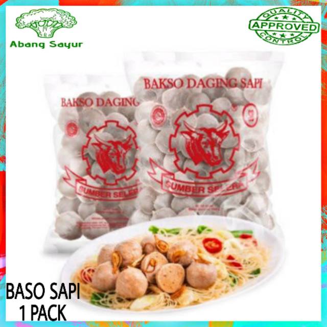 Abang Sayur Bakso Sapi Baso Sapi Bx Merk Sumber Selera Meatball