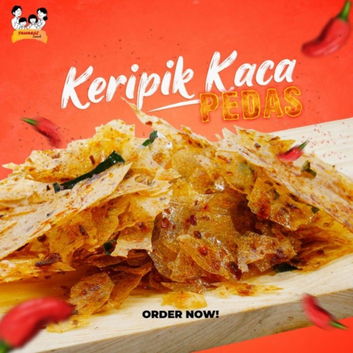 

504ekh Sawargi Snack, Keripik Kaca / Keripik Beling Kiloan 1/4Kg - Dj Cbe Ijopdas 6J