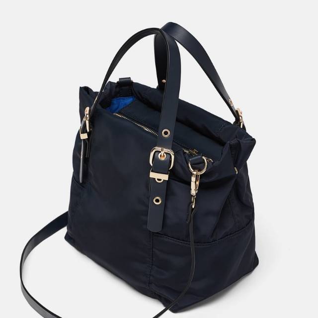 Tas Zara Navy Mini Tote