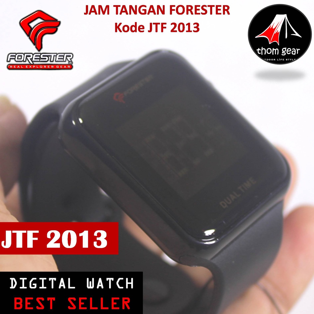 Forester Jtf 2013 Jam Tangan Pria Wanita Origial Forester Analog Adventure Sport Outdoor Waterproof Water Resistant Anti Air Pria Cewek Cowok Original Ori Terbaru 2022 Free Rubber  Strap Cadangan Batre Box Kayu Thomgear Bangakalan Palangkaraya Pare Pare K