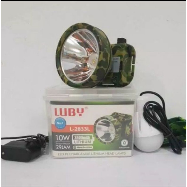 Senter Kepala Luby 10 Watt Army L2833L/L2883K