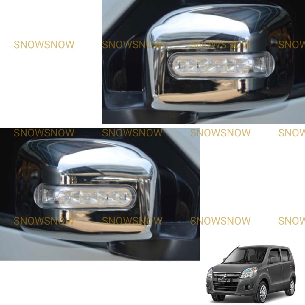 Cover Spion Suzuki Wagon R Lampu LED Chrome