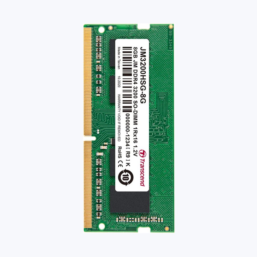 Transcend JetRam SO-DIMM DDR4 3200 8GB for Laptop / Notebook