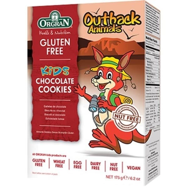 Orgran, Outback Animals Chocolate Cookies (175gr)