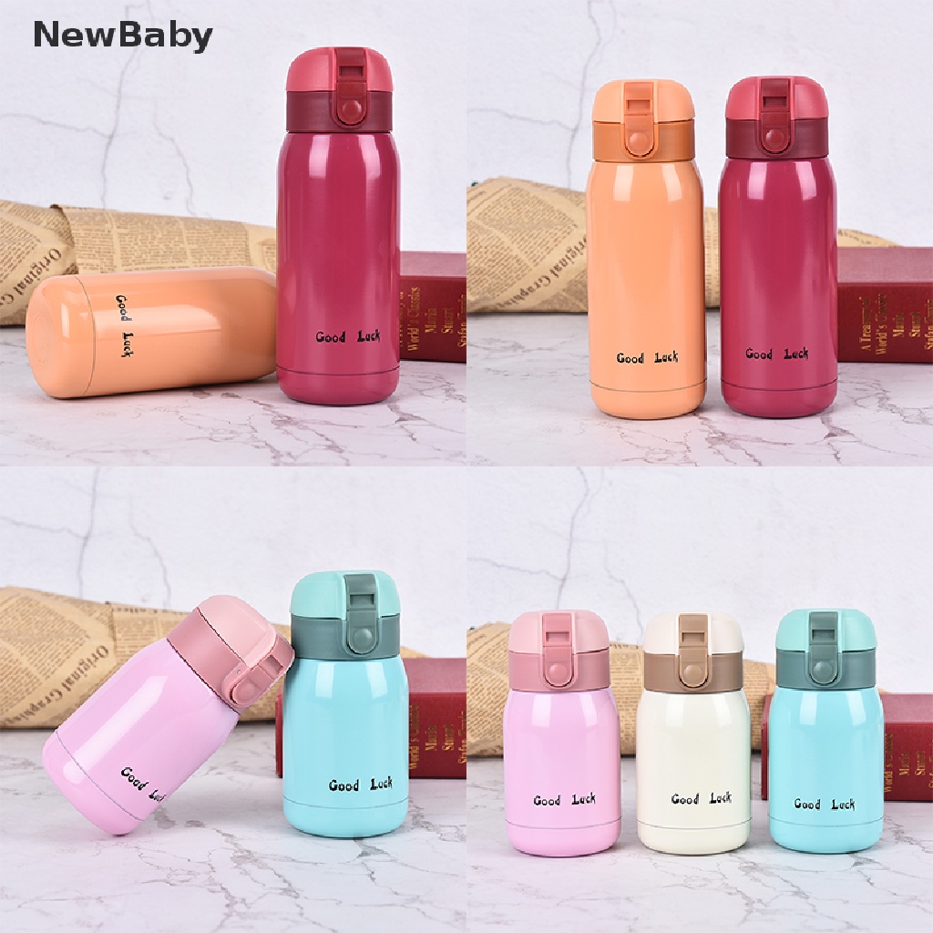 1pc Botol Minum Thermos Vacuum Mini Portable Bahan Stainless Steel Untuk Anak