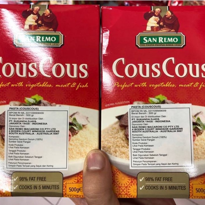 

Pasta-Aneka- San Remo Couscous / Instant Couscous/ Pasta Couscous 500G -Aneka-Pasta.