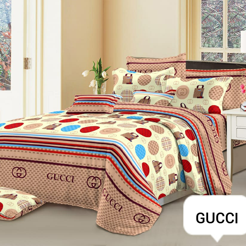 [ BISA COD ] SPREI MOTIF BUNGA 3D PROMO MURAH ANTI LUNTUR SEPREI UKURAN NO.1  180 x 200 2 SARUNG BANTAL 1 SARUNG GULING