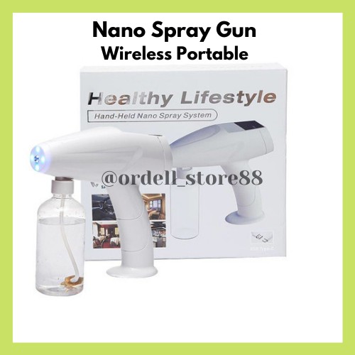 Nano Spray Gun Tanpa Kabel | Nano Spray Gun Desinfektan | Nano Disinfectant Spray Gun Wireless
