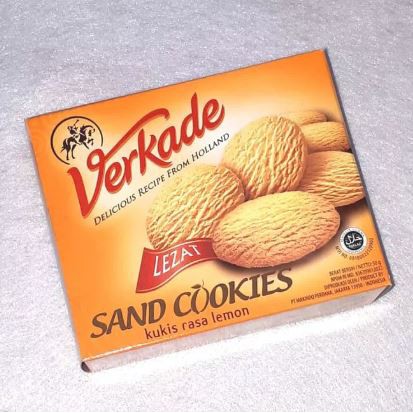 [HALAL] Verkade Sand Cookies Kukis Rasa Lemon 50gr