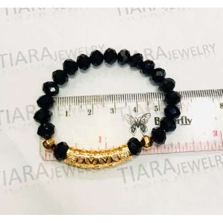 Gelang tangan wanita // gelang kristal // replika emas // gelang kristal variasi perhiasan //gelang