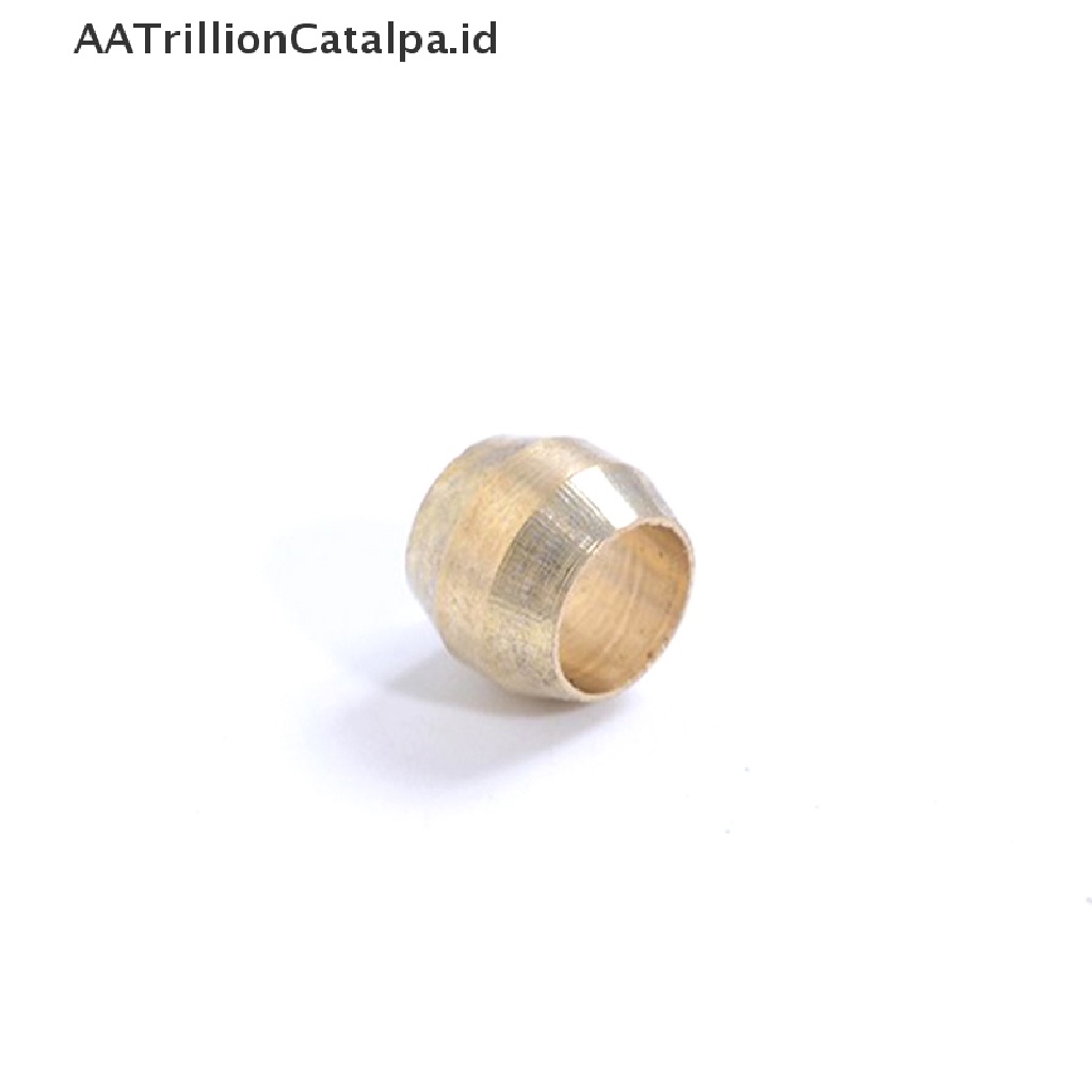 Aatrillioncatalpa 10pcs ring Segel Kompresi OD Bahan Kuningan