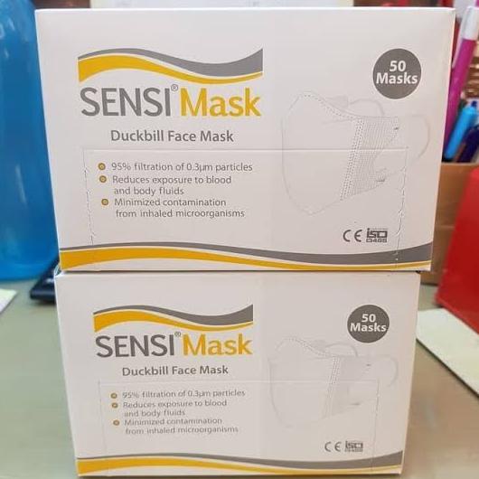 ( BISA COD ) Masker Sensi Duckbill isi 50 pcs 1 karton 40 Box CUCI GUDANG [Kode 1|Kode 2|Kode 3|Kode
