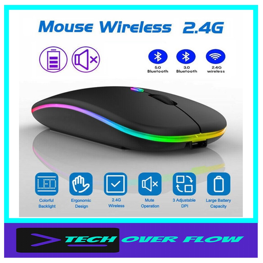 mouse wireless led / mouse wireless silent