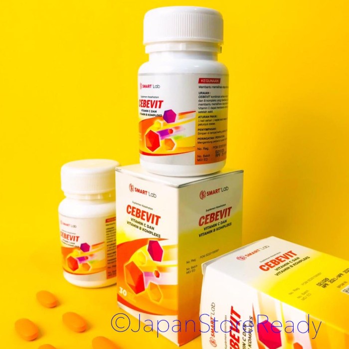 Vitamin C & Vitamin B Kompleks " CEBEVIT " 30 Tablet