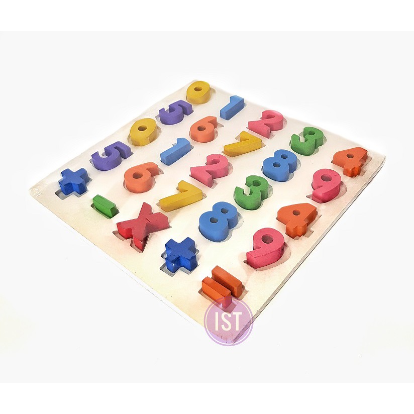 Mainan Permainan Maenan Edukasi Belajar Membaca Puzzle Abjad Huruf Alphabet ABC Kayu Wooden Montesso
