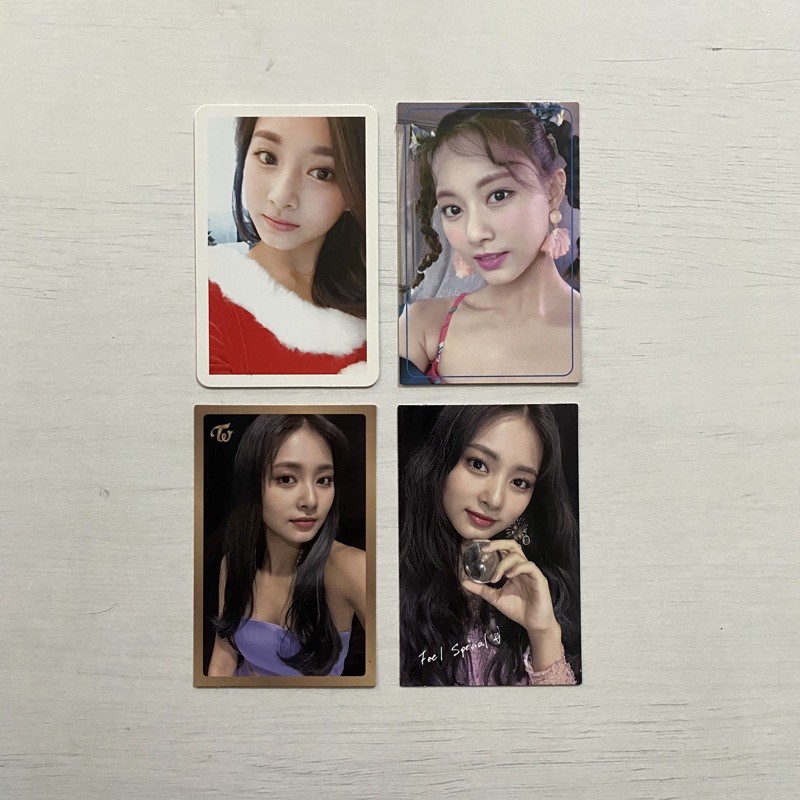 TWICE Tzuyu Photocard — twicecoaster lane 1 christmas xmas, summer nights, feel special