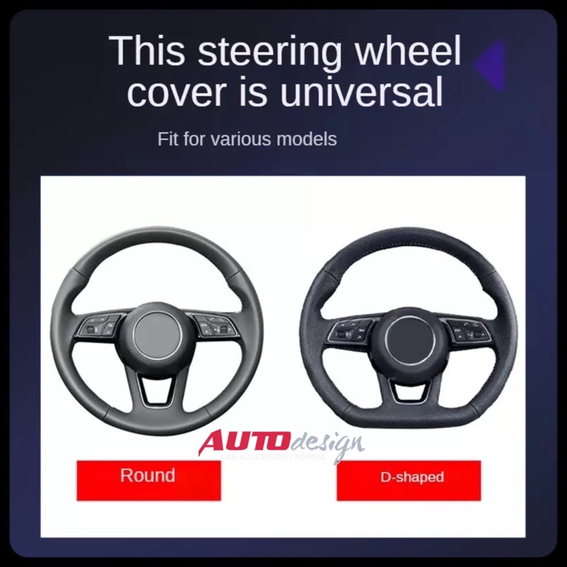 Cover Stir Mobil Sarung Setir Mobil Motif Carbon Universal Kualitas Terbaik