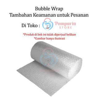 ( 1pcs = 1 lbr ) BUBBLE WRAP Tambahan Packing Paket di Pompurin Store