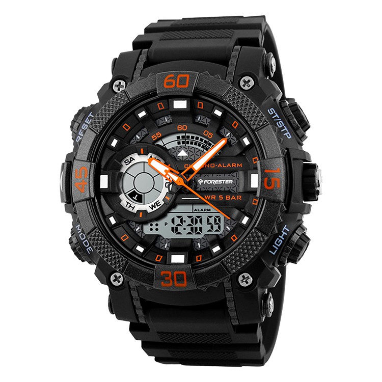 JAM TANGAN FORESTER JTF 1006 DIGITAL ANALOG WATCH CR2016/SR