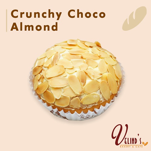 

Crunchy Choco Almond/ Velind's Bakery/ Roti isi Cokelat Krunchy Almond