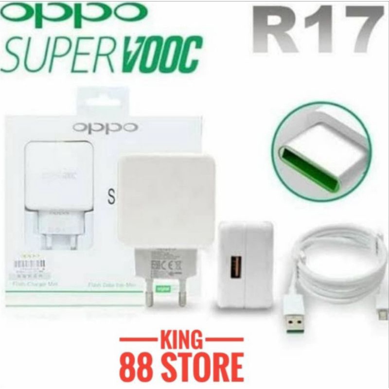 CHARGER OPPO ORIGINAL SUPER VOOC CHARGING R17 USB TYPE C