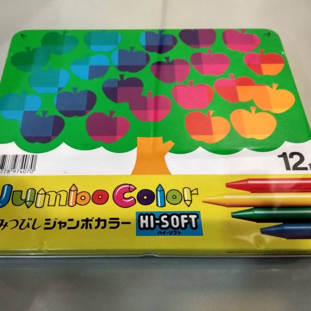 

Kokuyo jumbo color hi soft 12 color 701-12C H