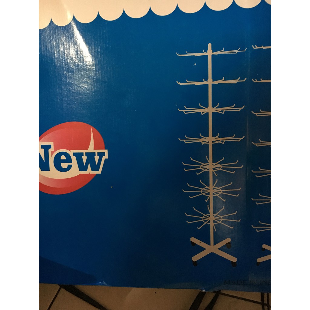 Display Aksesoris Putar 7 Tingkat