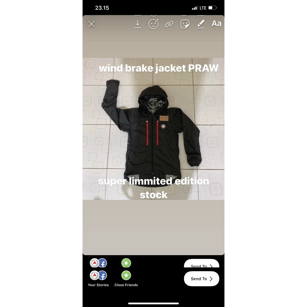 Jaket Wind Brake Jaket Wind Block Jaket Lipat Merk Indonesian Adventure