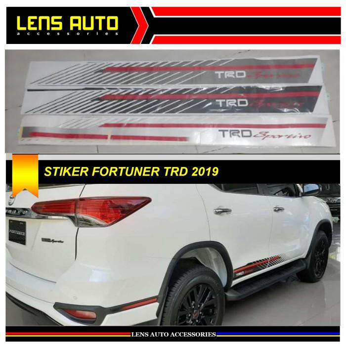 Stiker Fortuner Trd 2019
