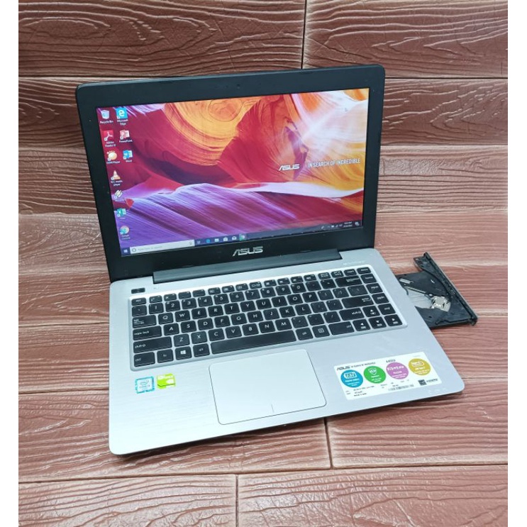 Laptop 2nd ASUS A456UR Intel Core i5-6200U 920MX ram 8GB HDD 1TB + SSD 256GB