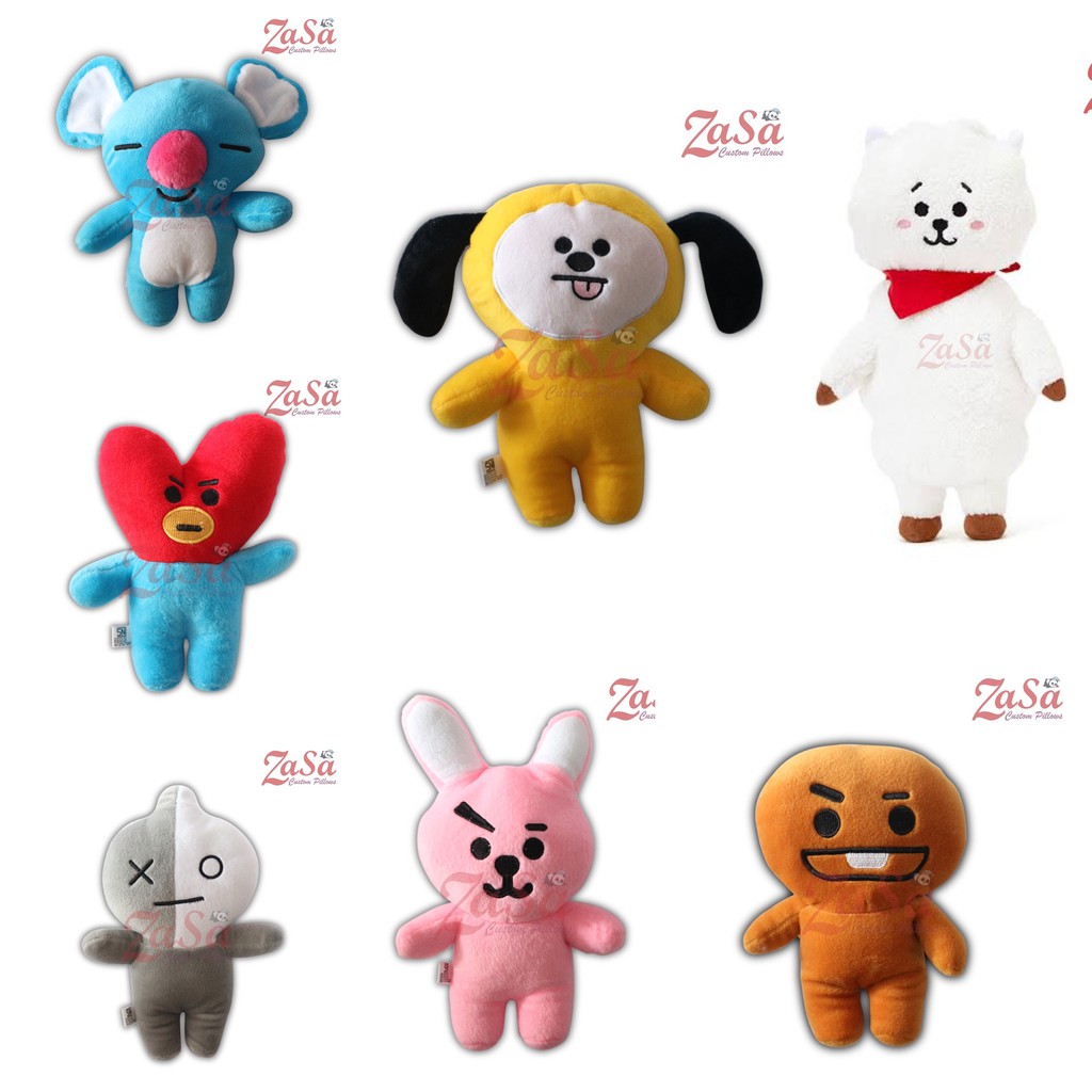 Jual Boneka BTS / Boneka BT21 Chimmy Koya Chooky Van RJ Tata Shooky